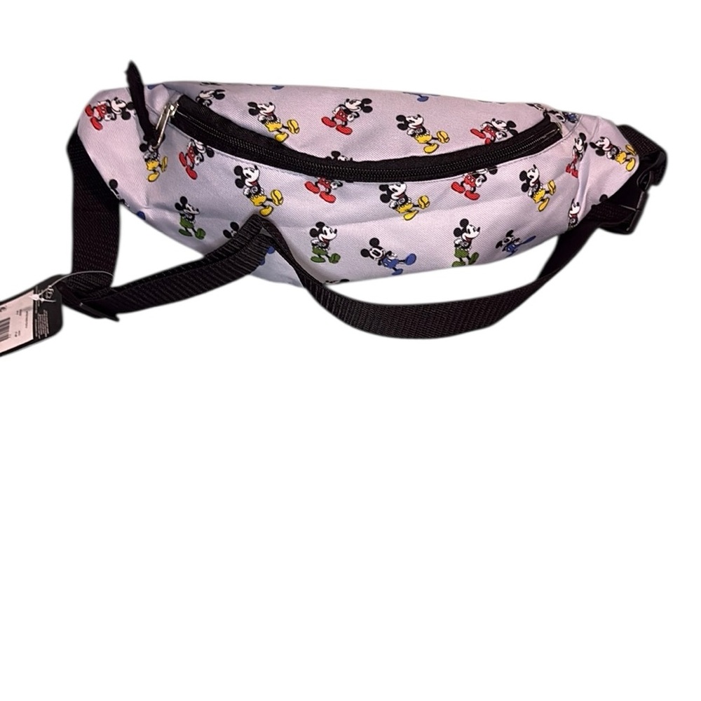 Disney Mickey Mouse Classic Allover Print Waist Pouch Fanny Pack NWT
